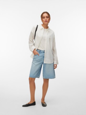 Chemisier 'VMOdona' VERO MODA en blanc