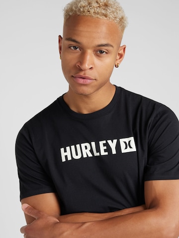 melns Hurley Sporta krekls
