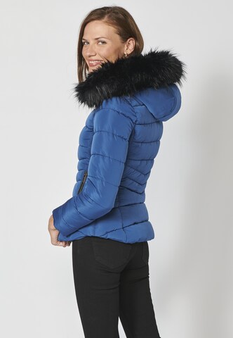 KOROSHI Winterjas in Blauw