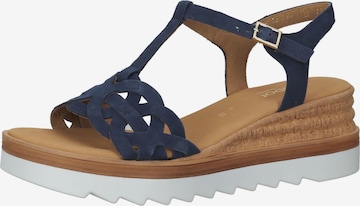 GABOR Sandals in Blue: front