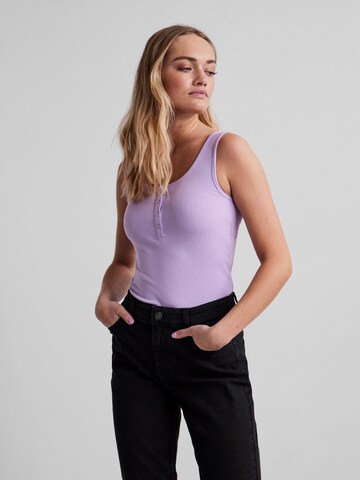 PIECES Top 'Kitte' in Purple: front