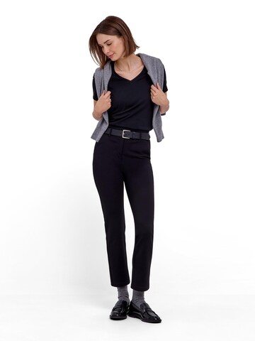FALKE Shirt 'Essential Cotton'‌‌‌‌‌‌ in Schwarz