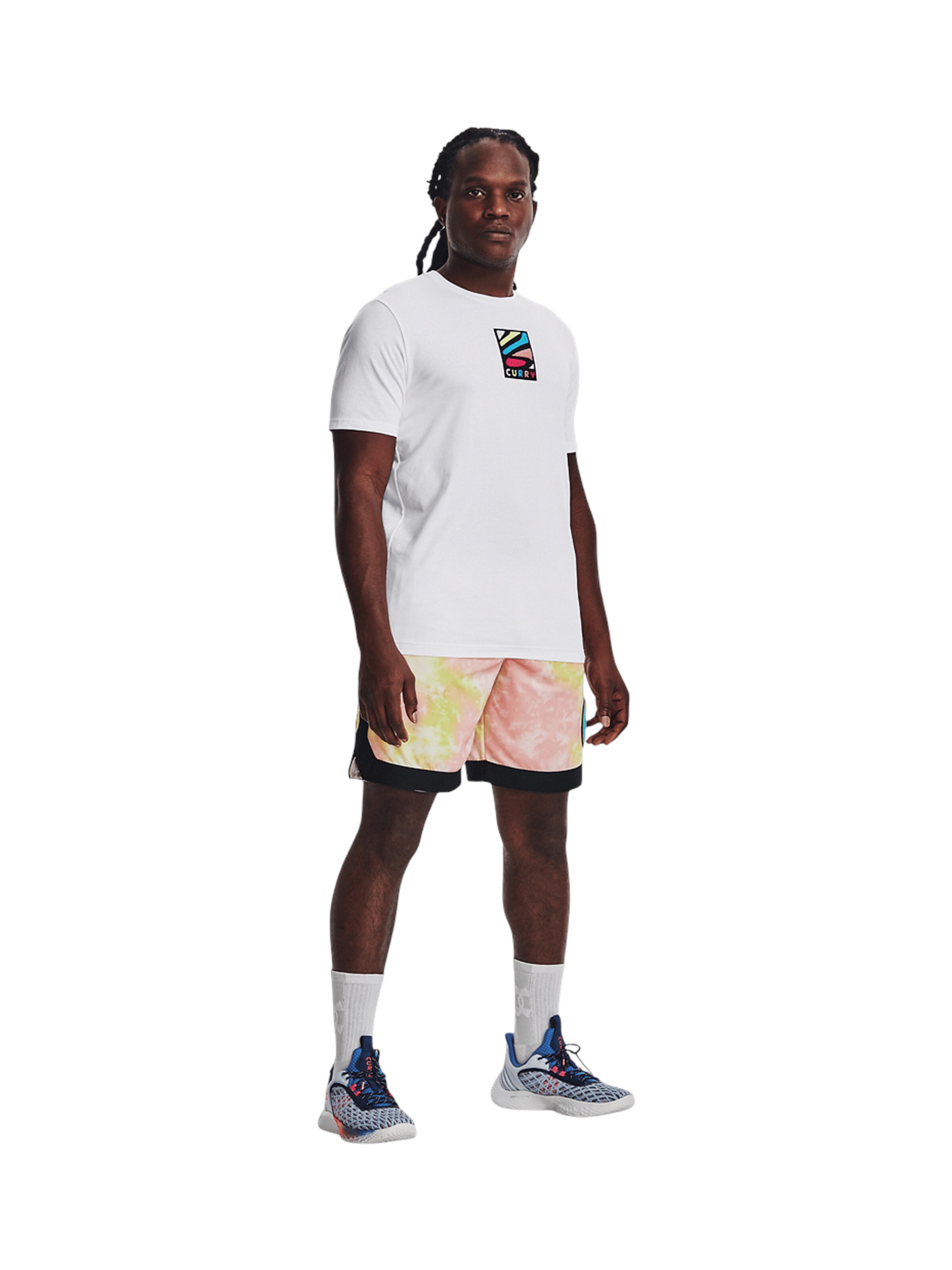 UNDER ARMOUR Regular Sportshorts 'Steph Curry' in Mischfarben: Vorderseite