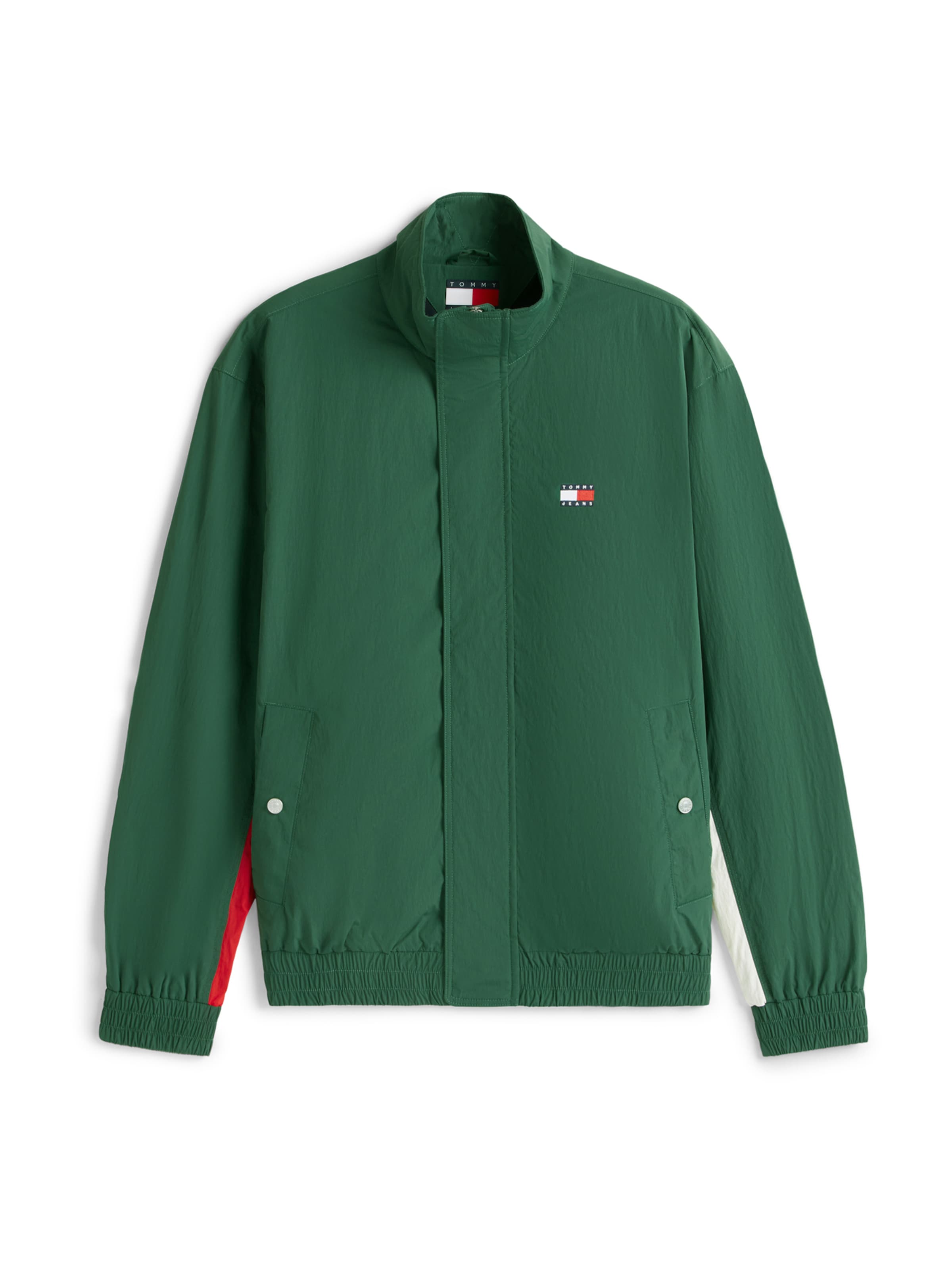 Giacca di mezza stagione 'HERITAGE' Tommy Jeans di colore verde / rosso / bianco, Visualizzazione prodotti