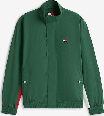 Tommy Jeans Välikausitakki 'HERITAGE' värissä vihreä / punainen / valkoinen, Tuotenäkymä