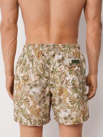 CALZEDONIA Regular Badeshorts 'Formentera' in Grün