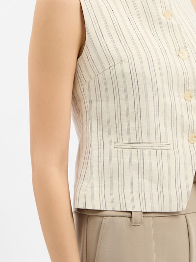 Samsøe Samsøe Bodywarmer in de kleur Ecru, Productweergave