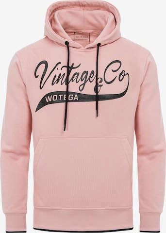 WOTEGA Sweatshirt 'WT Star' in Pink: Vorderseite