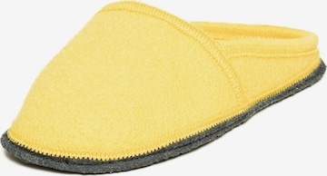 Gottstein Hausschuh 'Walkpantoffel Villach' in Gelb: Vorderseite
