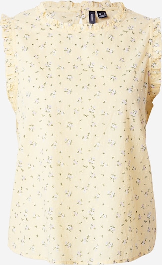 VERO MODA Pusero 'VMTRINE' koossa XS värissä sitruuna / vihreä / valkoinen, Tuotenäkymä