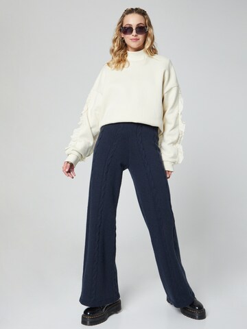 florence by mills exclusive for ABOUT YOU Wide leg Pants 'Rosa' in Blue