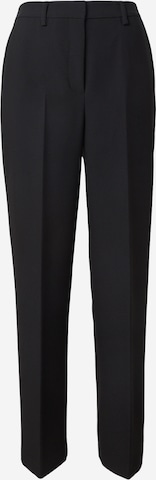 Regular Pantalon à plis 'Gina' Peppercorn en noir : devant