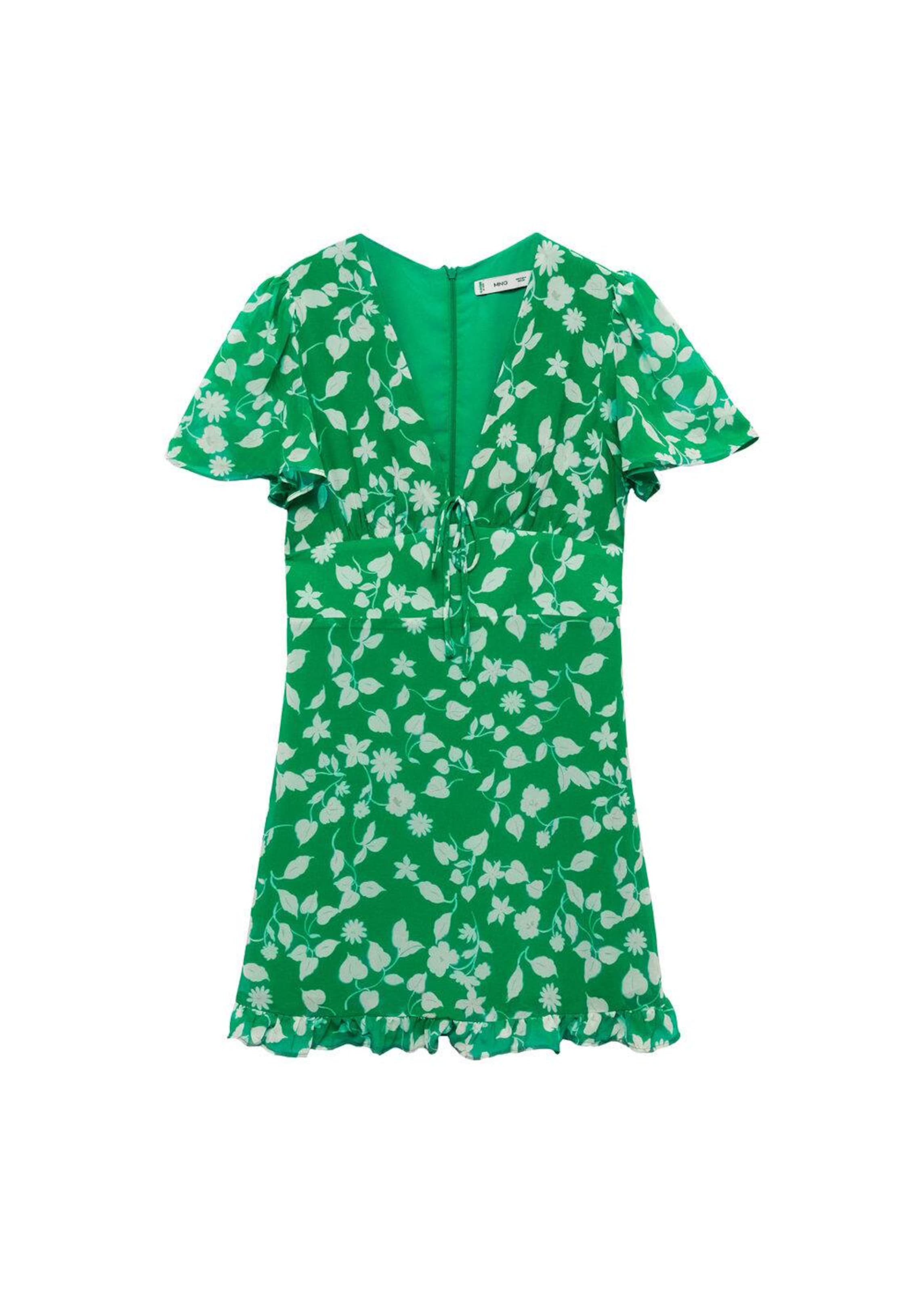 MANGO Letné šaty 'Ronaldo' - Zelená: predná strana