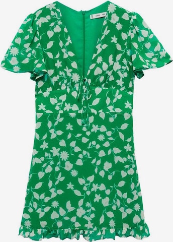 MANGO Kleid 'Ronaldo' in Grün: Vorderseite