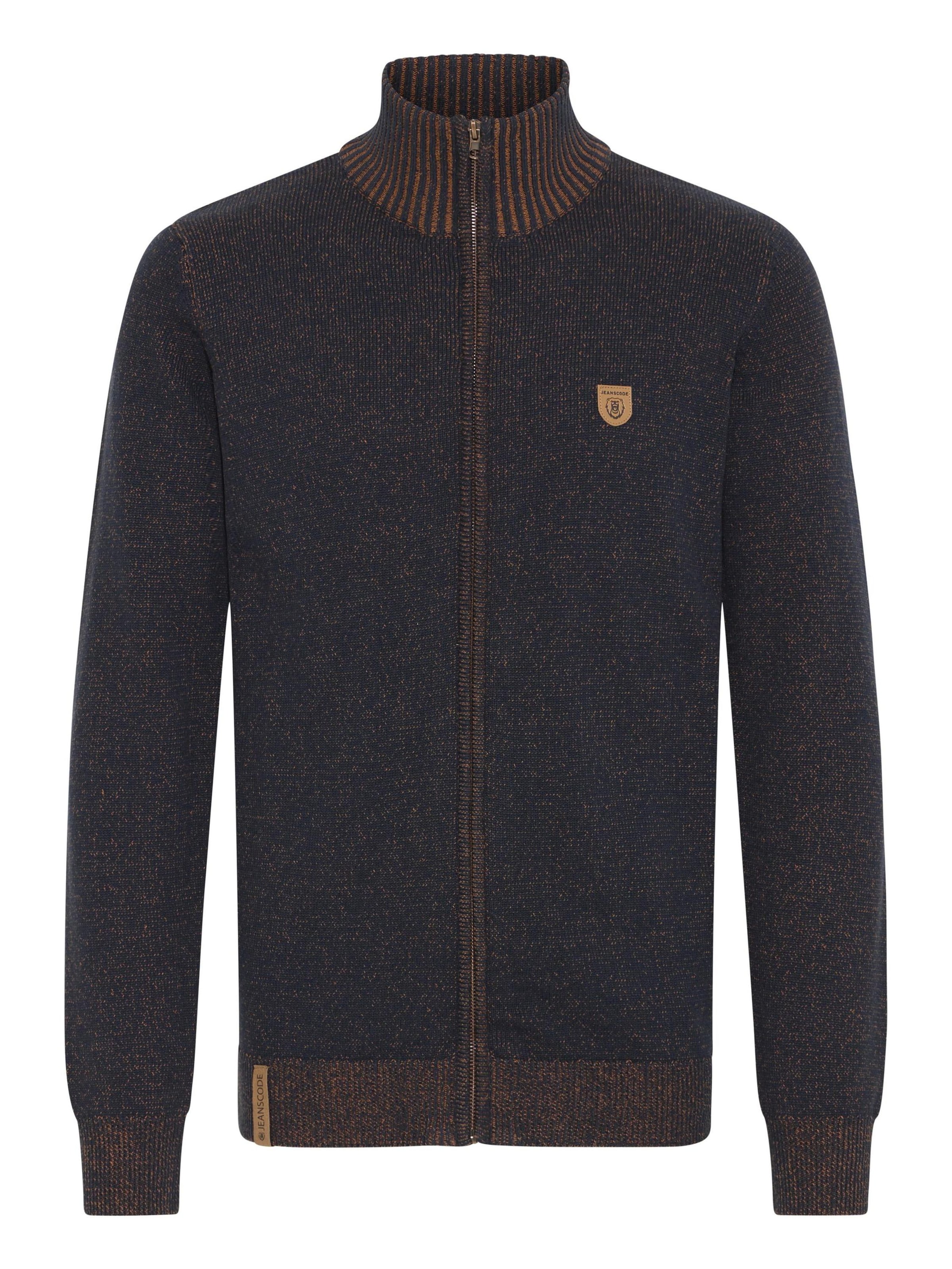 INDICODE JEANS - Casaco de malha 'Andy' em azul: frente