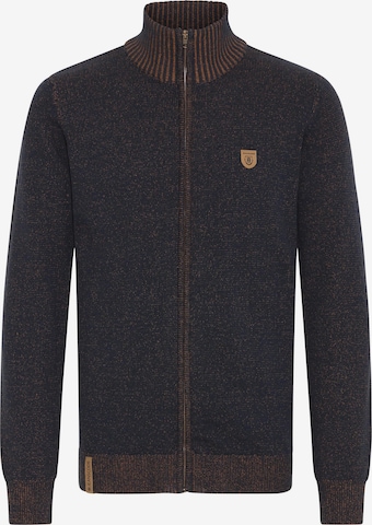 INDICODE JEANS Strickjacke 'Andy' in Blau: Vorderseite