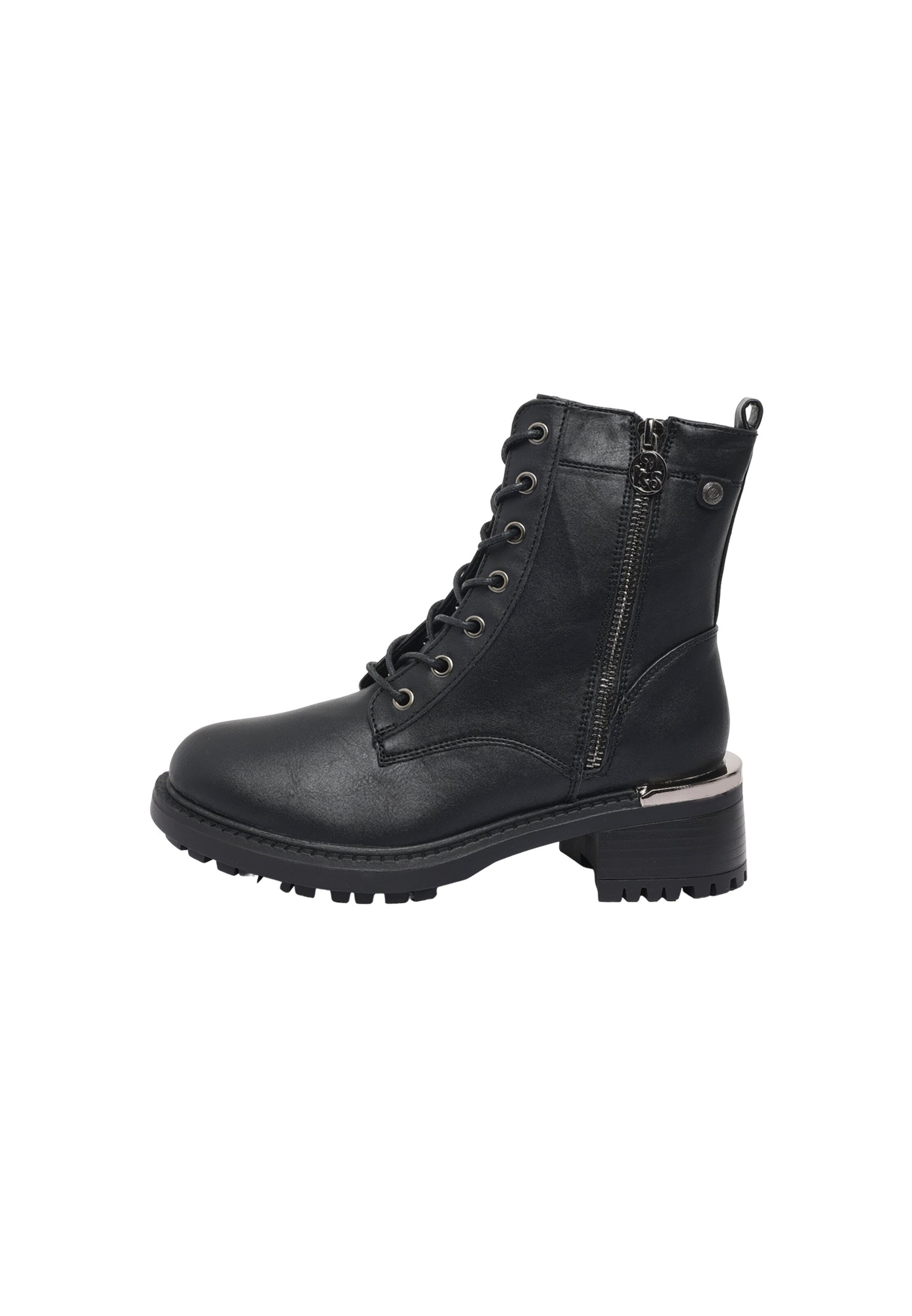 Dockers by Gerli Schnürstiefelette in Schwarz: Vorderseite