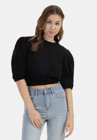 MYMO Sweatshirt in Schwarz: predná strana