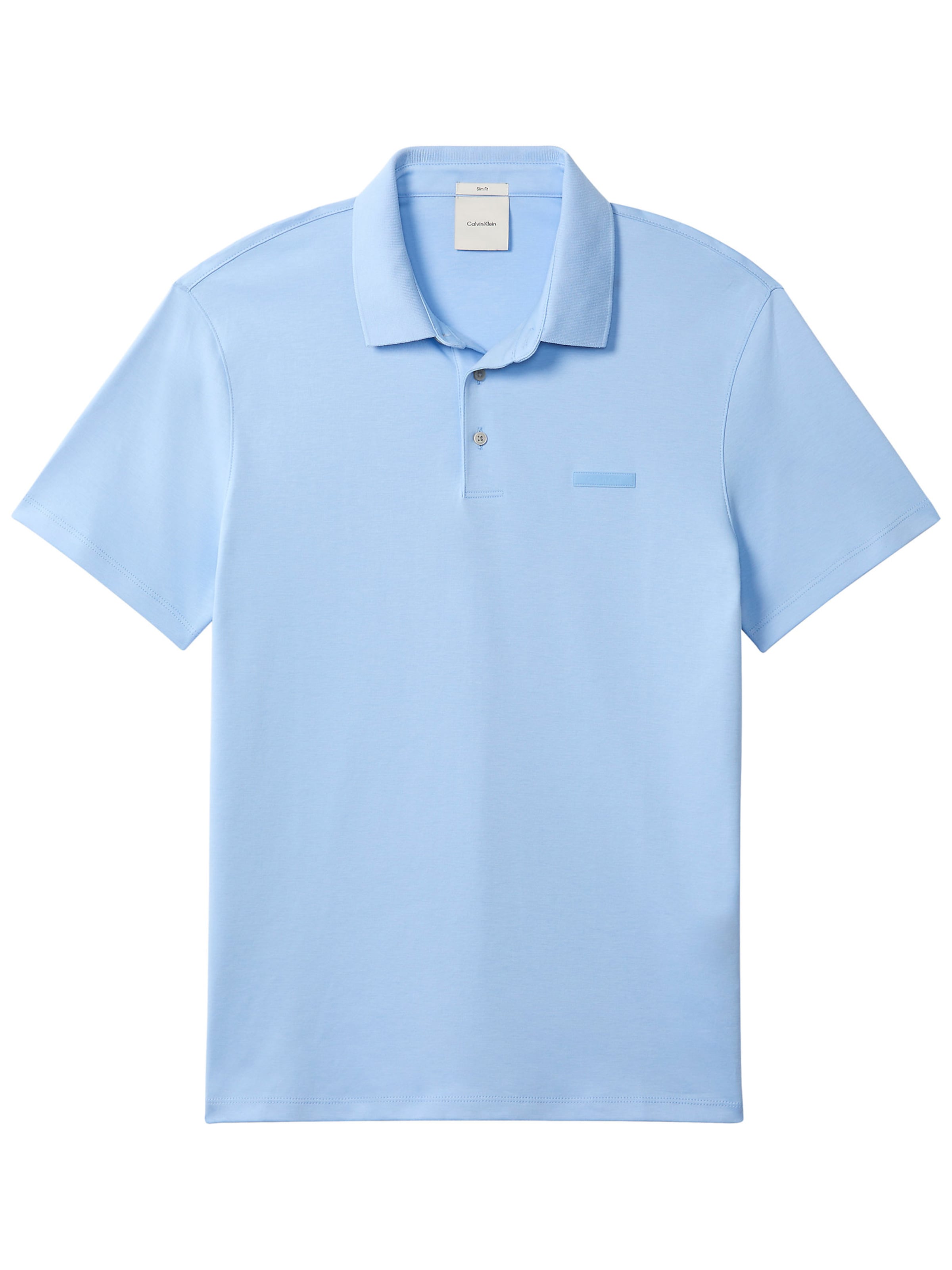Calvin Klein Poloshirt in hellblau, Produktansicht