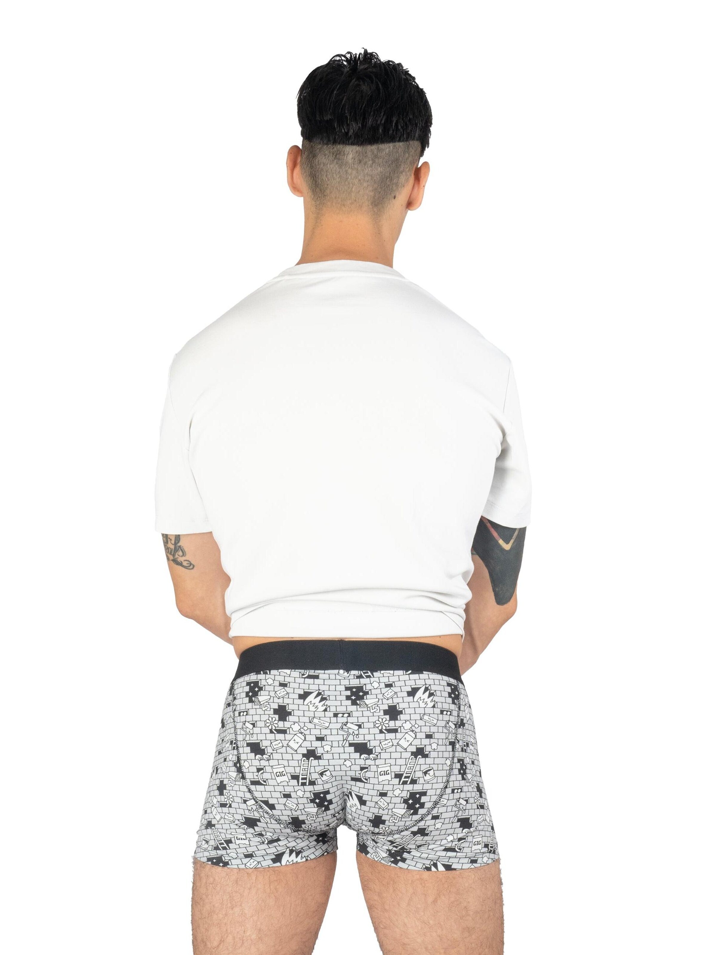 American Socks Boxer shorts 'The Wall' in Blue