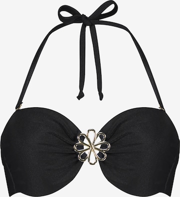 Fascia Top per bikini 'Yucatan' di Hunkemöller in nero: frontale