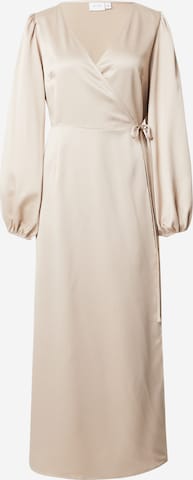 VILA Jurk 'ELLIE' in Beige: voorkant