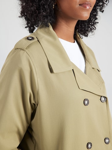 ONLY Carmakoma Płaszcz przejściowy 'CARHANNAH' w kolorze zielony