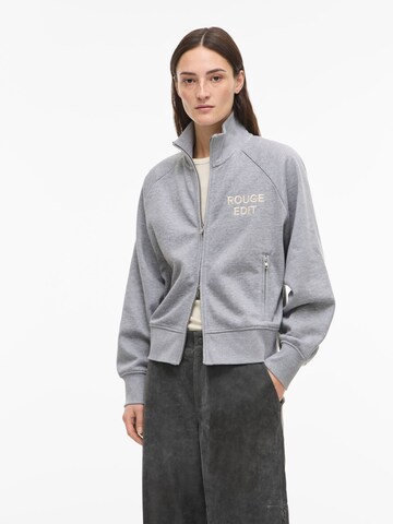 Sweat-shirt ROUGE EDIT en gris : devant