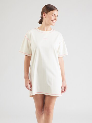 Chemise de nuit HUGO en blanc : devant