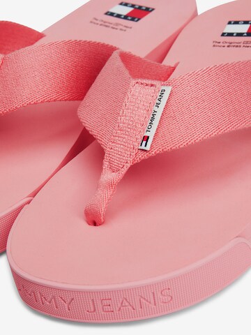 Tommy Jeans Zehentrenner in Pink