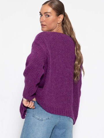 SASSYCLASSY Oversizestrickjacke‌‌‌‌‌‌‌‌‌ in Lila