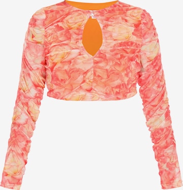Haut IZIA en orange : devant