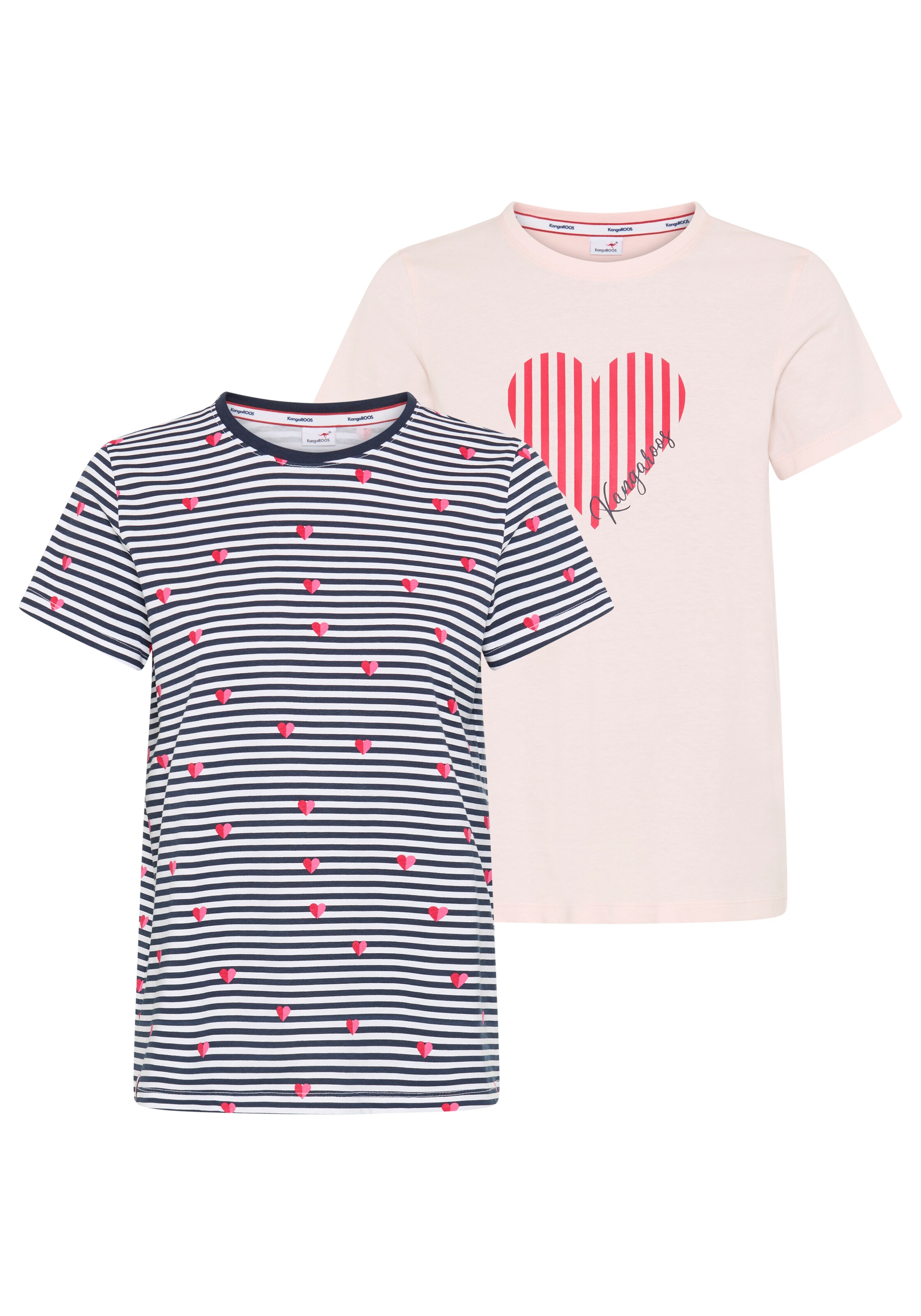 KangaROOS Shirt in Pink: Vorderseite