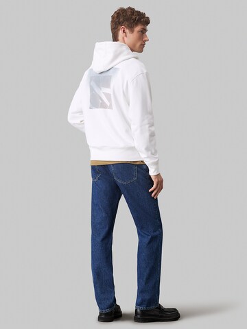 Sweat-shirt Calvin Klein Jeans en blanc