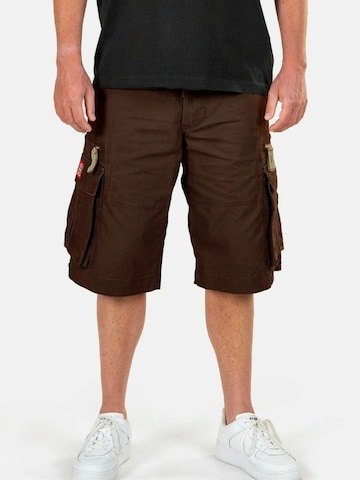 Regular Pantalon 'Baggy' Molecule en marron : devant
