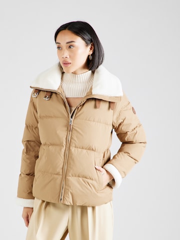 Lauren Ralph Lauren Winter Jacket in Beige: front