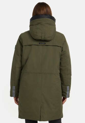 Parka d’hiver 'Eissturm 14' NAVAHOO en vert