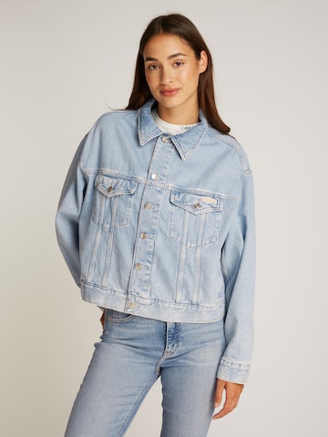 Calvin Klein Jeans Jacke in Blau: Vorderseite