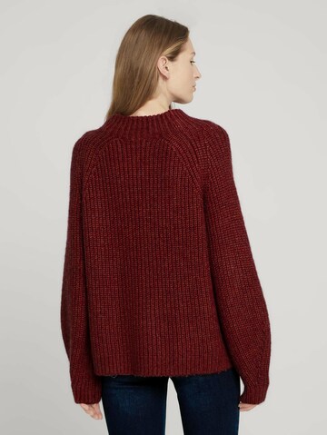 TOM TAILOR Pullover in Rot