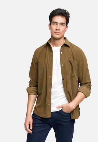 Chemise 'INNemoto' INDICODE JEANS en vert