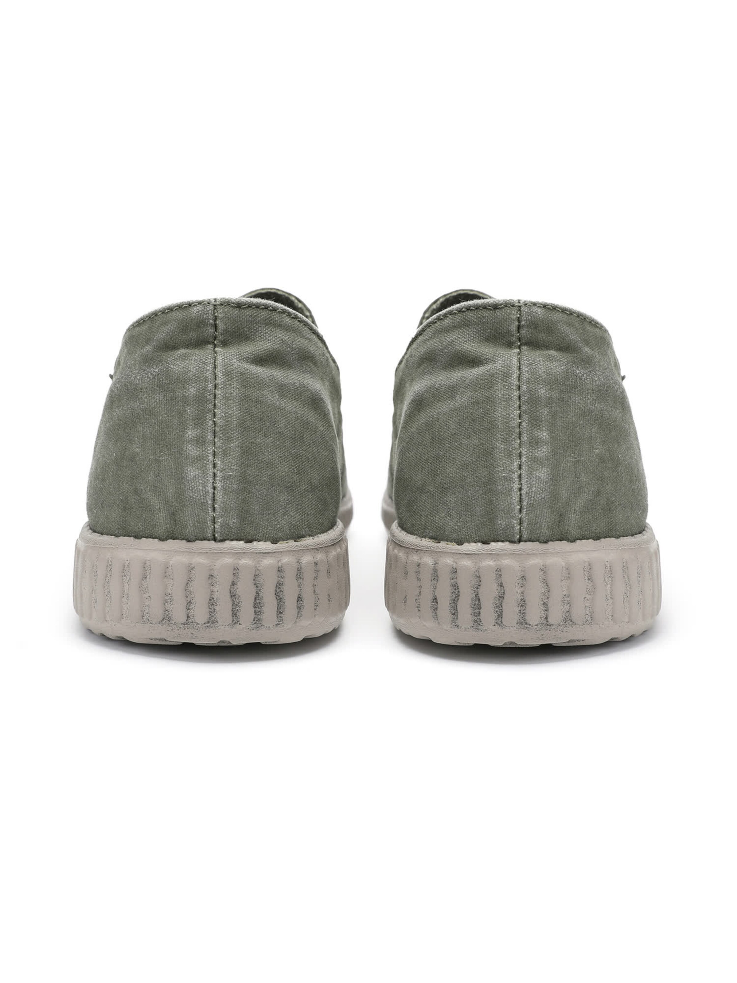 Walk In Pitas Moccasin in Green: back