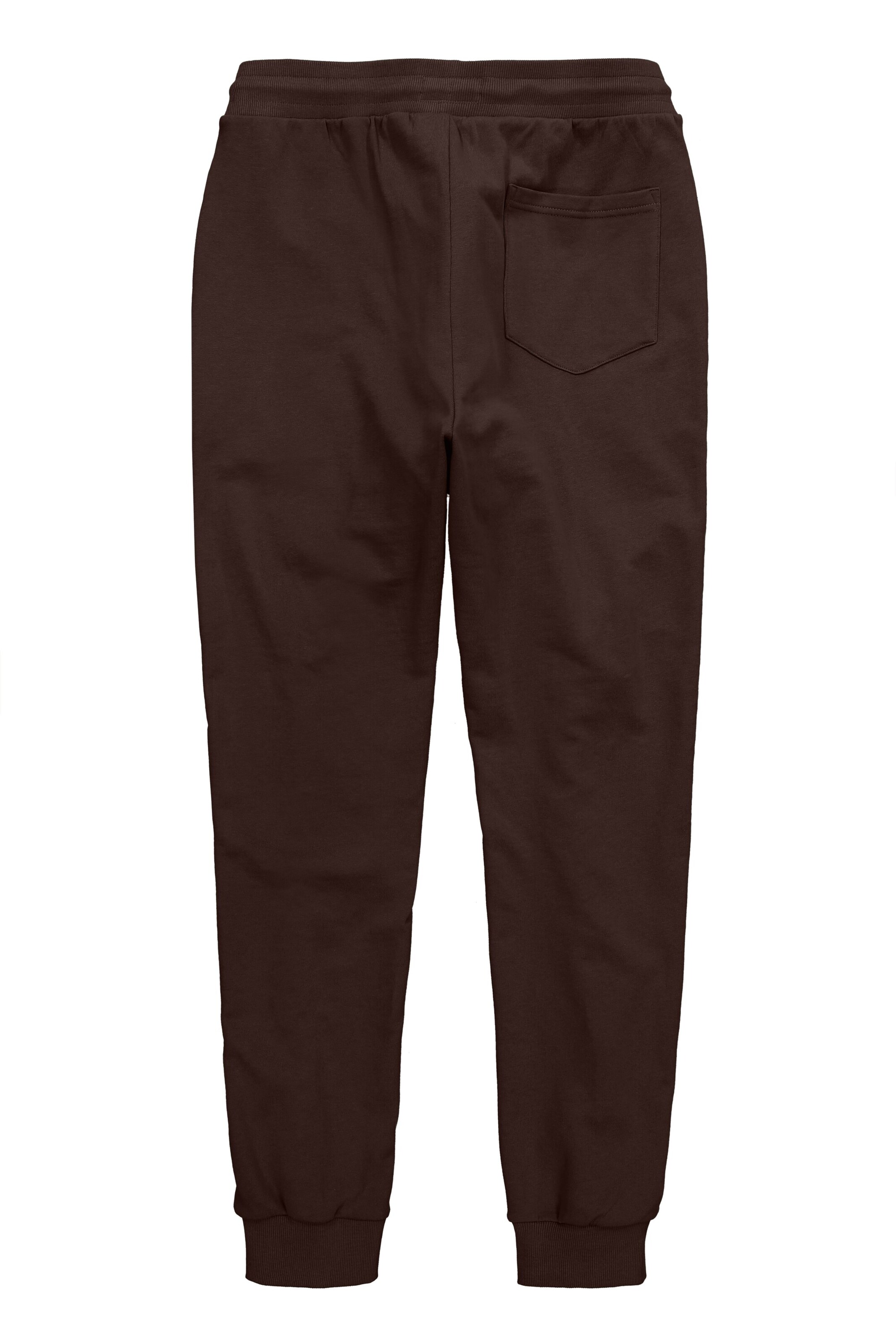 Men Plus Tapered Trousers in Brown