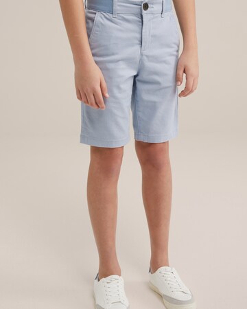Coupe slim Pantalon WE Fashion en bleu : devant