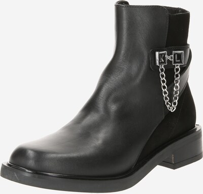 Karl Lagerfeld Ankle Boots 'PAYTON' in Black / Silver, Item view