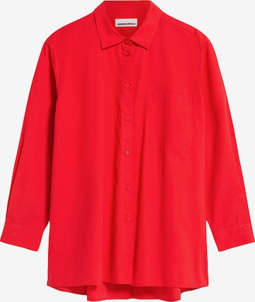 ARMEDANGELS Blouse 'EALGA' in Rood: voorkant