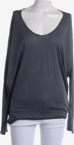 Velvet Top & Shirt in S in Grey: front