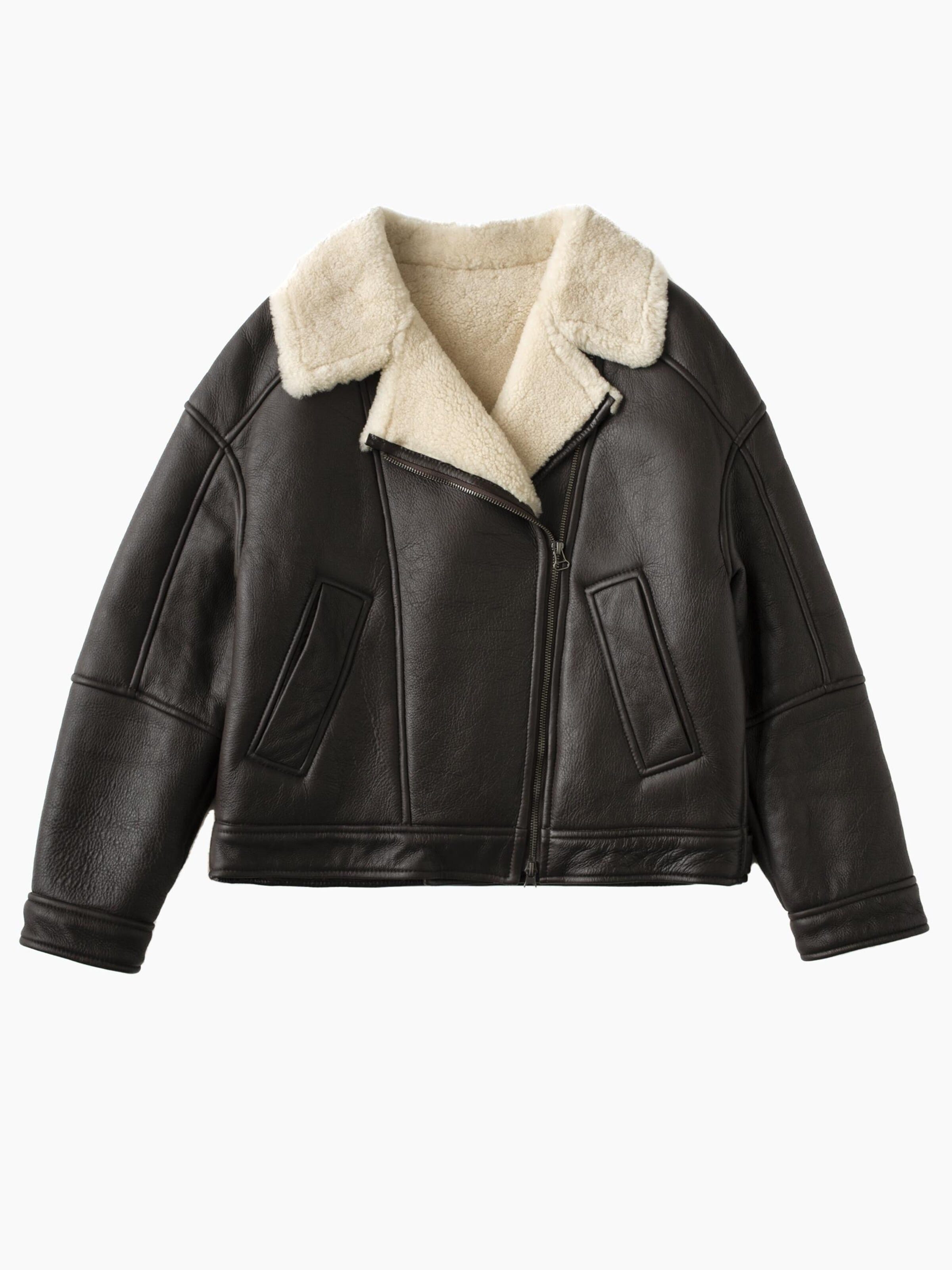 Just things we like Winter Jacket in Brown: front
