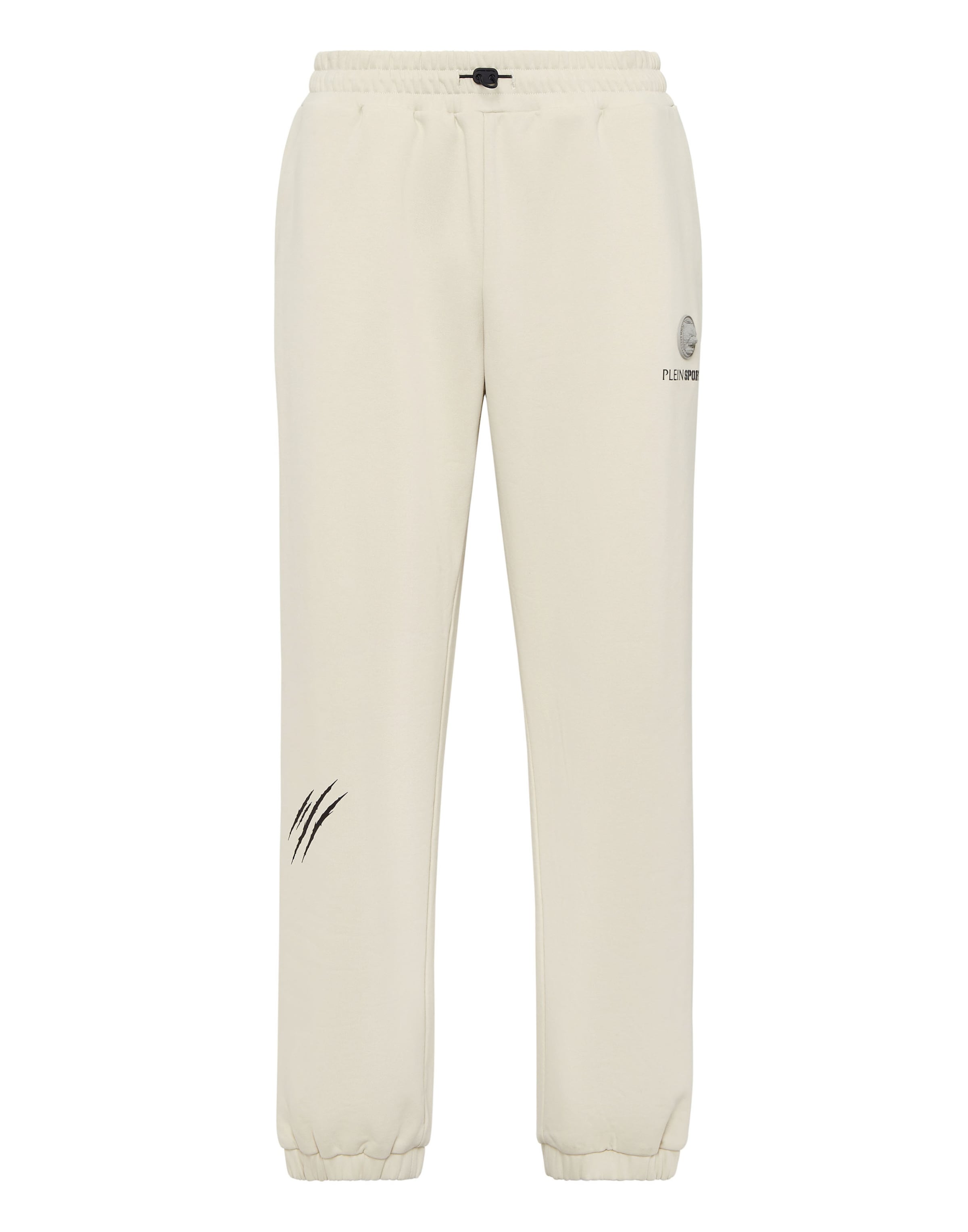 Loosefit Pantalon 'Scratch' Plein Sport en gris : devant