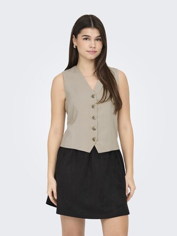 Gilet de costume ONLY en beige : devant