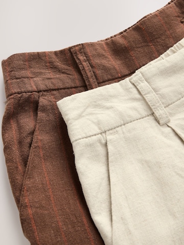 Next Regular Bandplooibroek in Beige
